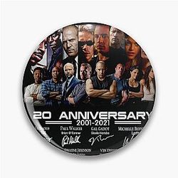 Fast Furious Movie Characters 20th Anniversary 2001 Pin