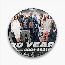 Fast Furious 20 Years Pin