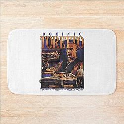 The Fast and Dominic Toretto Racing Fan Art Bath Mat