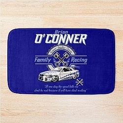 Brian O'Conner Family Racing Fast Furious Tribute Bath Mat