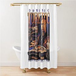 The Fast and Furious Dominic Toretto Racing Fan Art Shower Curtain