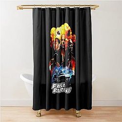 Fast and Furious Shower Curtain