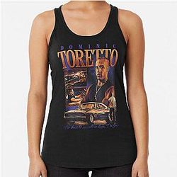 The Fast and Dominic Toretto Racing Fan Art Racerback Tank Top
