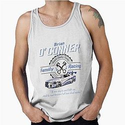 Brian O'Connor Family Racing Fast Furious Tribute Tank Top