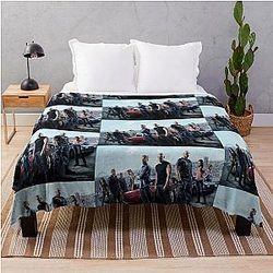 The Fast and Furious Fast X Throw Blanket