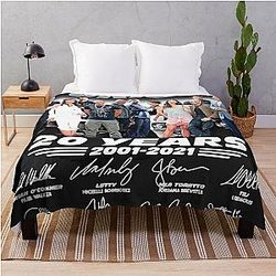 Fast Furious 20 Year Throw Blanket