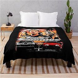 The Fast Furious Throw Blanket