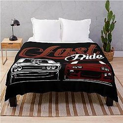 Last Ride Paul Walker Fast Furious Throw Blanket