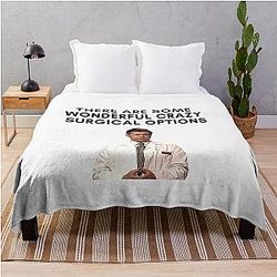 30 Rock - Dr. Leo Spaceman - There are wonderful crazy surgical options Throw Blanket