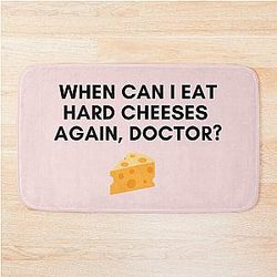 30 Rock - Liz - When can I eat hard cheeses again Doctor Bath Mat