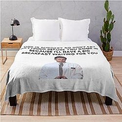 30 Rock - Dr Leo Spaceman - This surgery so dont eat anything because Ill have a big breakfast waiting for you Throw Blanket
