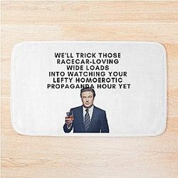 30 Rock - Jack Donaghy - We'll trick those race car loving wide loads into watching your lefty homoerotic propaganda hour yet Bath Mat