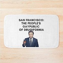 30 Rock - Jack Donaghy - San Francisco: The People's Republic of California Bath Mat