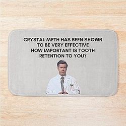 30 Rock - Dr. Leo Spaceman - Crystal Meth Has Been Shown to Be Very Effective, How Important is Tooth Retention to You? Bath Mat