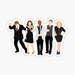 30 Rock Cast Sticker