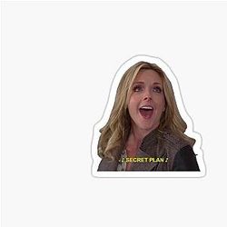 Secret Plan Rock Sticker