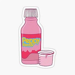 Peppy Bismilk 30 Rock Sticker