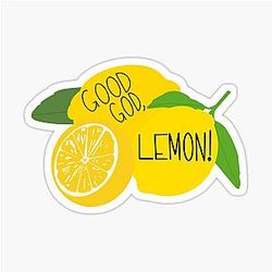 Good God Lemon 30 Rock Sticker