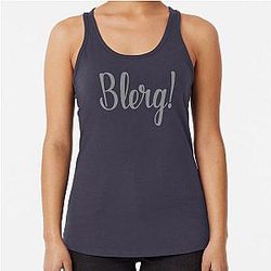 Blerg! Liz Lemon 30 Rock Racerback Tank