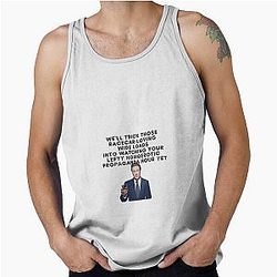 30 Rock - Jack Donaghy - We'll trick those racecar loving wide loads into watching your lefty propaganda hour yet Tank Top
