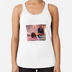 30 Rock - Jack comforting Liz Racerback Tank Top