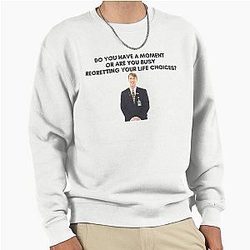 30 Rock - Kenneth - Do you have a moment or are you busy regretting life choices Pullover Sweatshirt