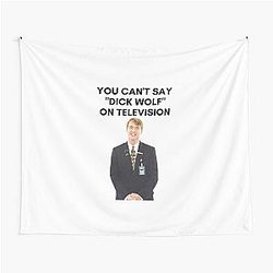30 Rock - Kenneth - You can't say Dick Wolf on television Tapestry