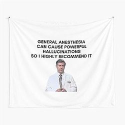 30 Rock - Dr. Leo Spaceman - General anesthesia can cause powerful hallucinations, so I highly recommend it Tapestry