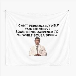 30 Rock - Dr. Leo Spaceman - I Can't Personally Help You Conceive Something Happened To Me While Scuba Diving - Tapestry