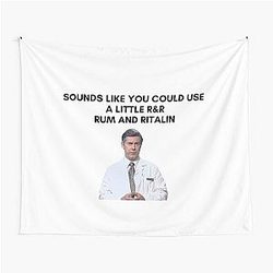 30 Rock - Dr Leo Spaceman - Sounds Like You Could Use a Little R&R, Rum and Ritalin Tapestry