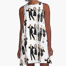 30 Rock Cast Fan Art A Line Dress