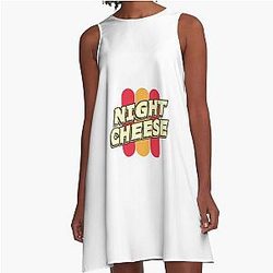 30 Rock - Liz Lemon Night Cheese A-Line Dress