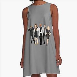 30 Rock Cast A-Line Dress Fan Art