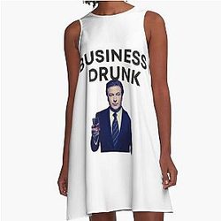 30 Rock - Jack Donaghy - Business Drunk A-Line Dress