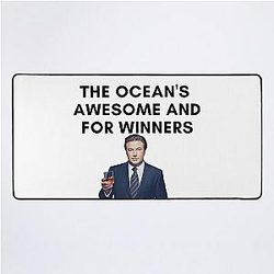 30 Rock - Jack Donaghy - The Ocean's Awesome for Winners Desk Mat