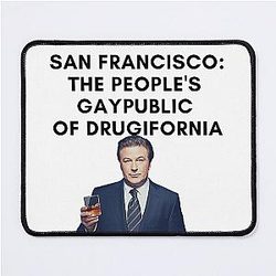 30 Rock - Jack Donaghy - San Francisco: The People's Public of California Mouse Pad