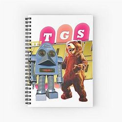 30 Rock - TGS with Bear and Friend Spiral Notebook