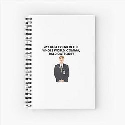 30 Rock, Kenneth, My Best Friend in the Whole World, Bald Category Spiral Notebook