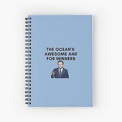 30 Rock - Jack Donaghy - The Ocean is Awesome Spiral Notebook