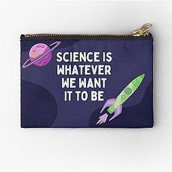 30 Rock - Dr. Leo Spaceman - Science is what we want it to be Zipper Pouch