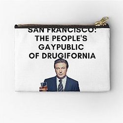 30 Rock - Jack Donaghy in San Francisco: The People's Republic of California Zipper Pouch