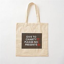 30 Rock Tracy Give Charity Cotton Tote Bag