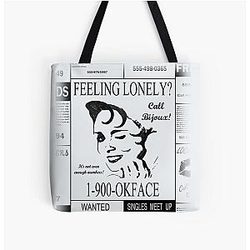 30 Rock (1-900-OK-FACE) All Over Print Tote Bag