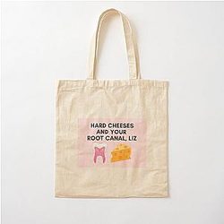 30 Rock - Hard cheeses and your root canal Liz Cotton Tote Bag