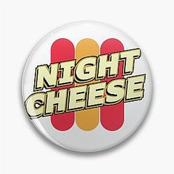 30 Rock Liz Lemon Night Cheese Pin