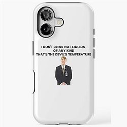30 Rock - Kenneth I don't drink hot liquids of any kind, that's the devil's temperature iPhone Tough Case
