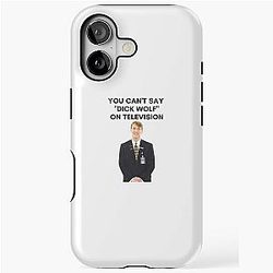 30 Rock - Kenneth - You Can't Say Dick Wolf on Television iPhone Tough Case