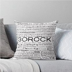138 Episodes of 30 Rock Pillow
