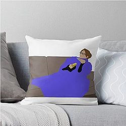 30 Rock - Liz Lemon - Workin' on My Night Cheese Throw Pillow