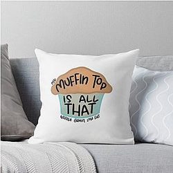 30 Rock - Muffin Top - Jenna Maroney Throw Pillow